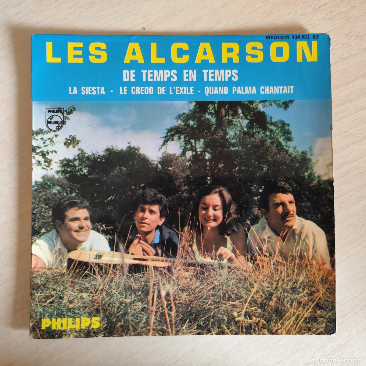 Discos de vinilo: LES ALCARSON - DE TEMPS EN TEMPS +3 RARO EP PHILIPS DE 1964 - Foto 1