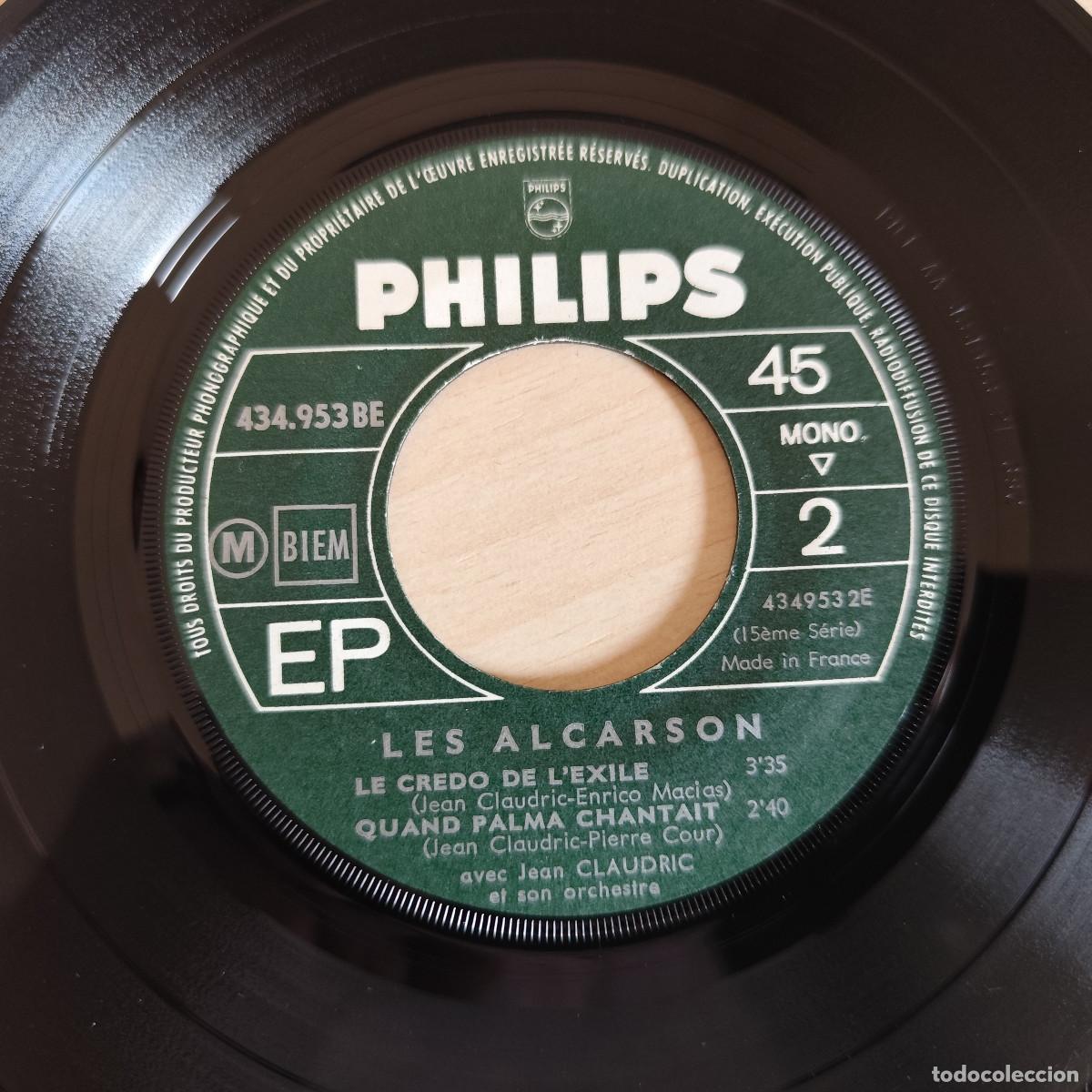 Discos de vinilo: LES ALCARSON - DE TEMPS EN TEMPS +3 RARO EP PHILIPS DE 1964 - Foto 4
