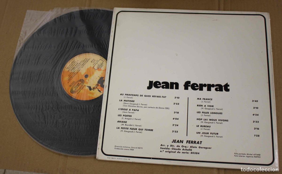 Discos de vinilo: LP JEAN FERRAT. BARCLAY, 1969 - Foto 2