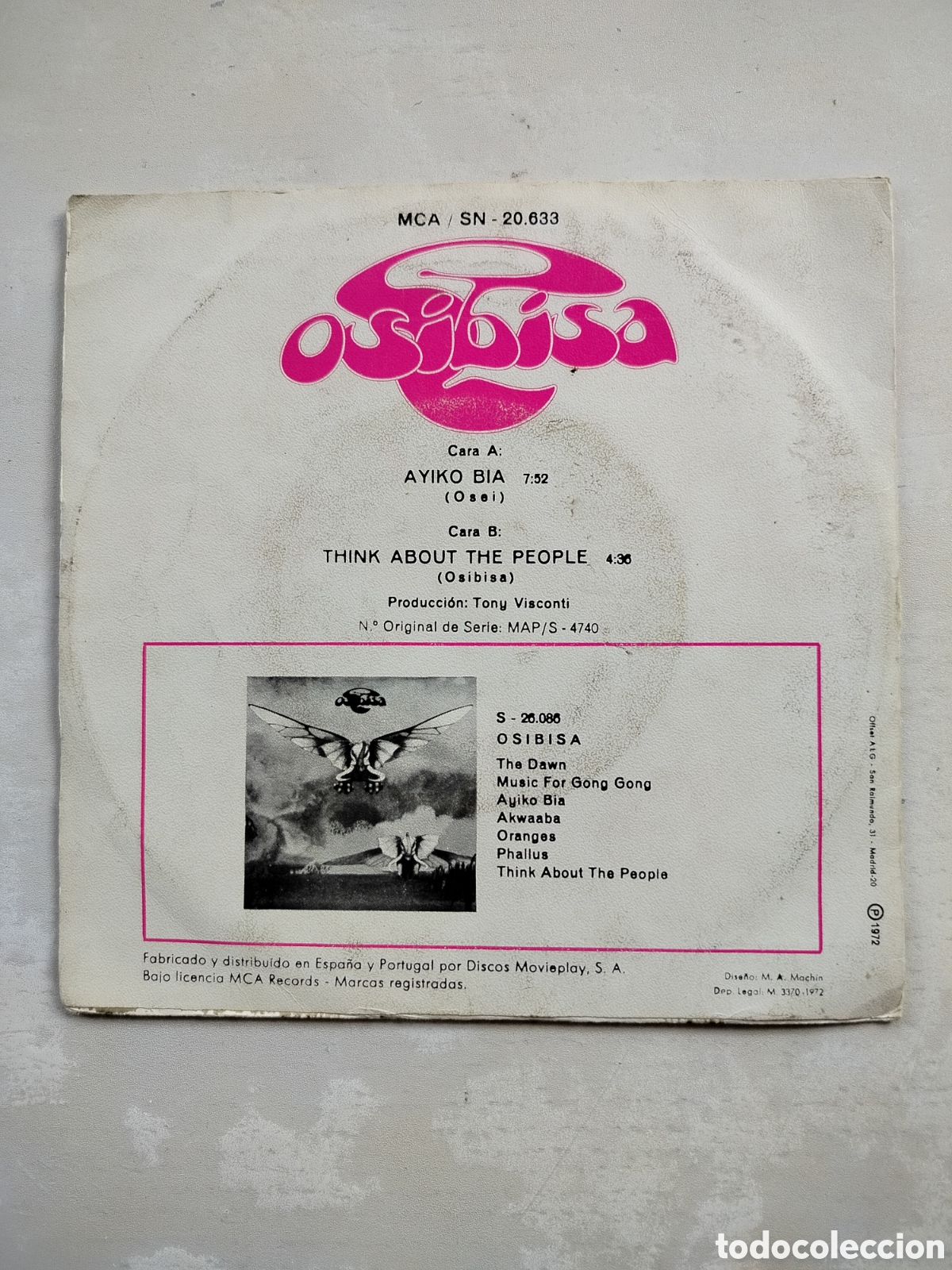 Discos de vinilo: Osibisa Single 1972. - Foto 2