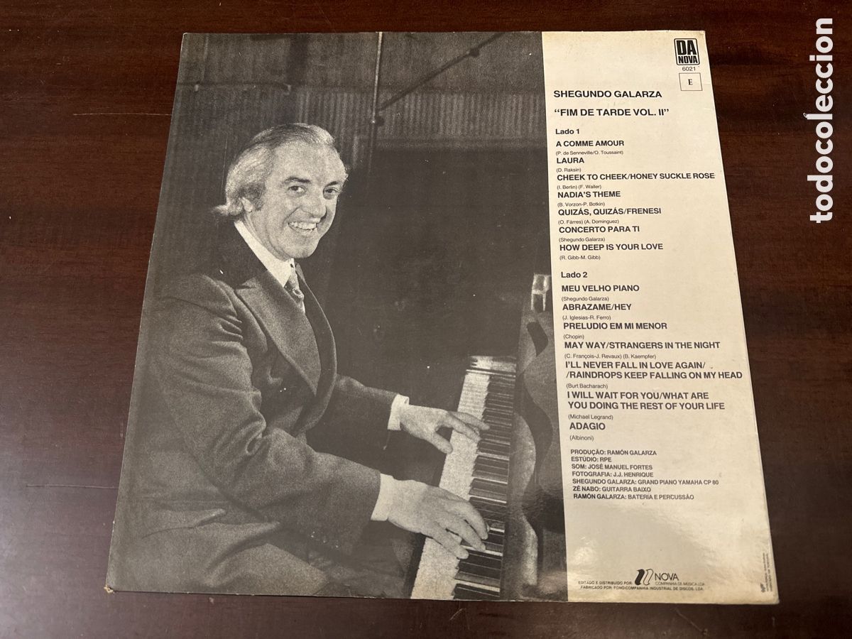 Discos de vinilo: SHEGUNDO GALARZA. FIM DE TARDE VOL. III - Foto 2