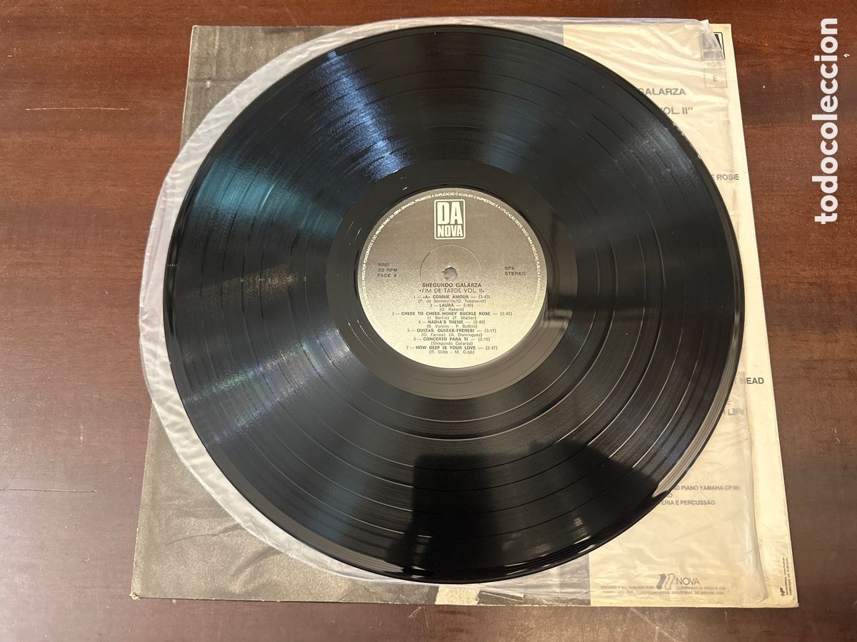 Discos de vinilo: SHEGUNDO GALARZA. FIM DE TARDE VOL. III - Foto 4