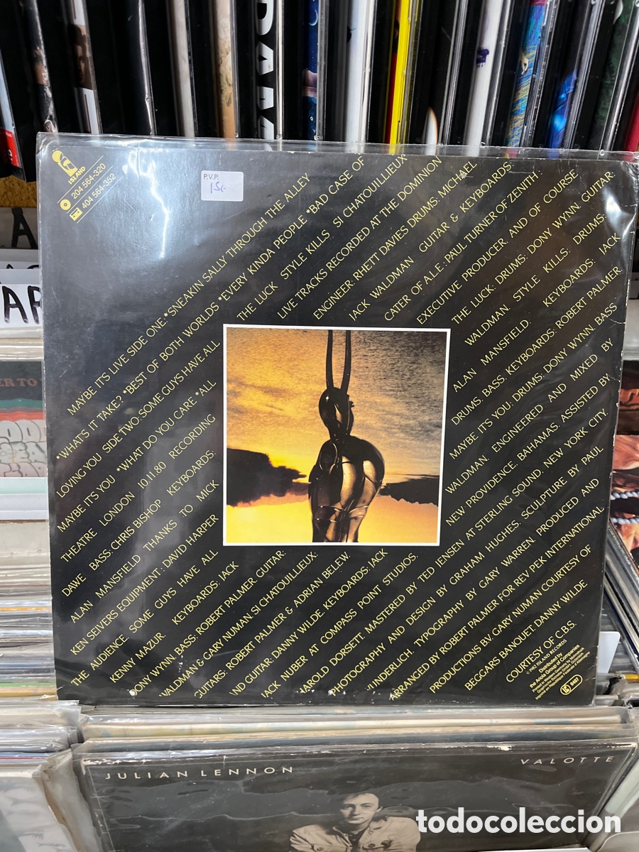 Discos de vinilo: robert palmer mayor its live - Foto 2