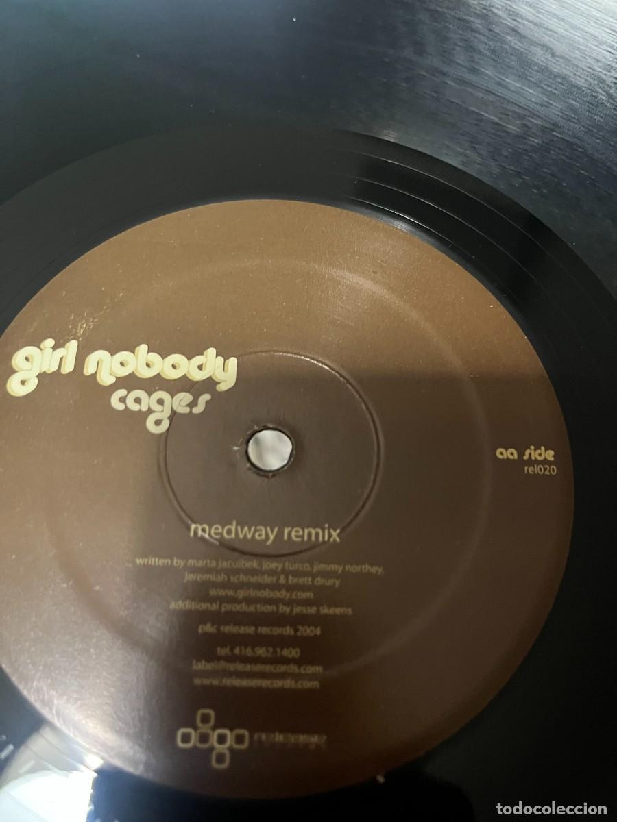 Discos de vinilo: Girl Nobody &lrm;&ndash; Cages - Foto 3