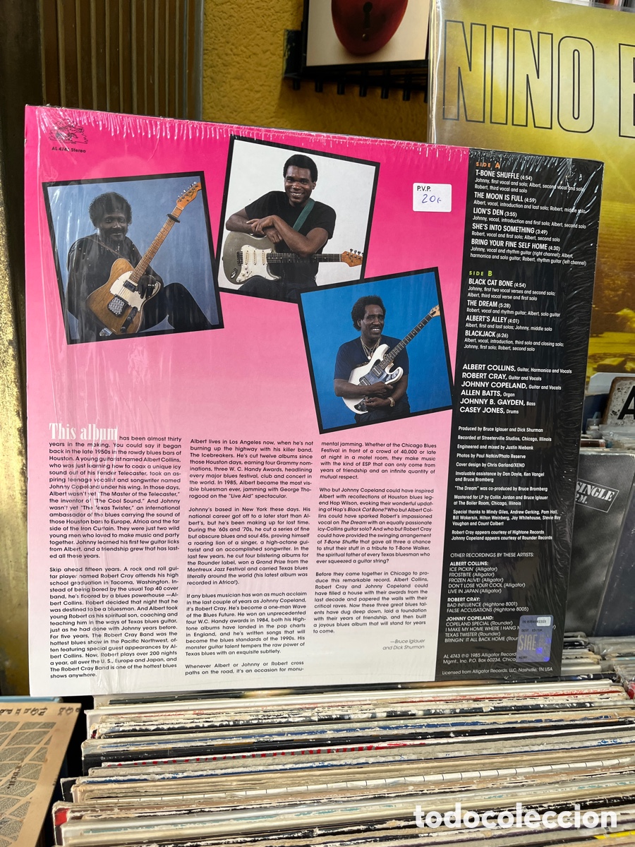 Discos de vinilo: showdown albert collins alligator - Foto 2