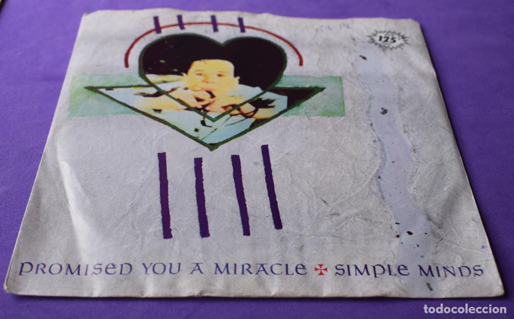 Disques de vinyle: SIMPLE MINDS &ndash; Promised You A Miracle - SINGLE PROMO 1982