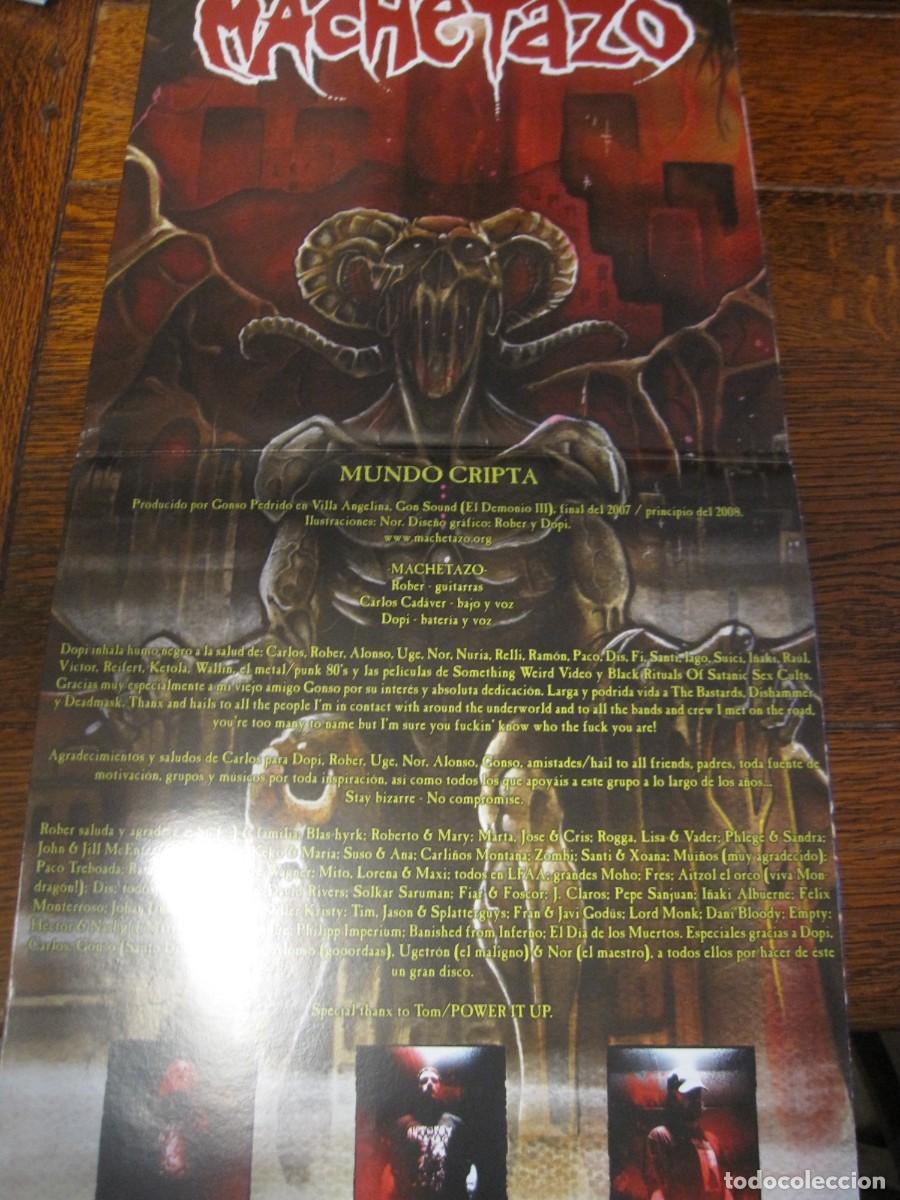Discos de vinilo: MACHETAZO &rdquo;Mundo Cripta&rdquo; - Foto 2