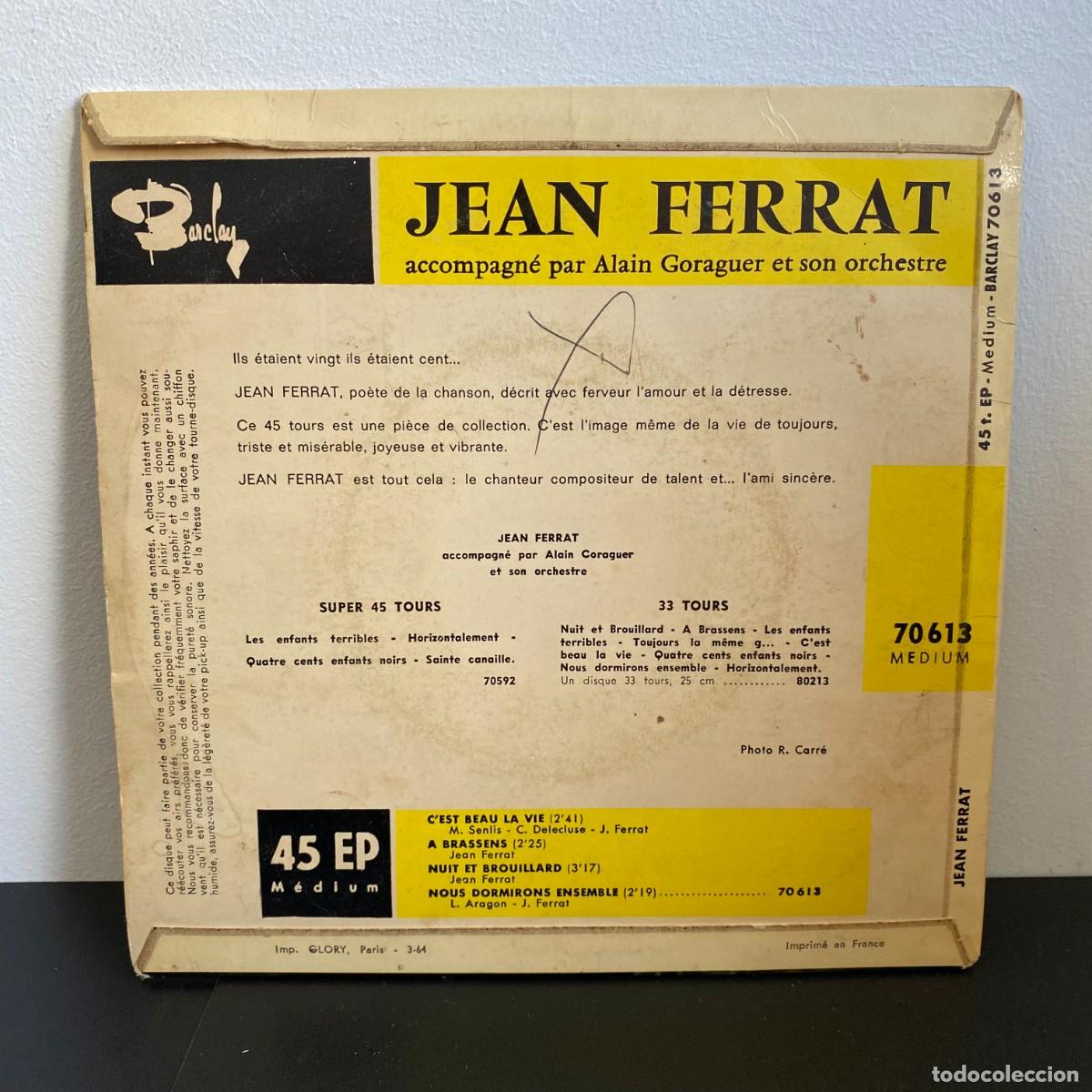 Discos de vinilo: Jean Ferrat - Cest Beau La Vie (Single) - Foto 2