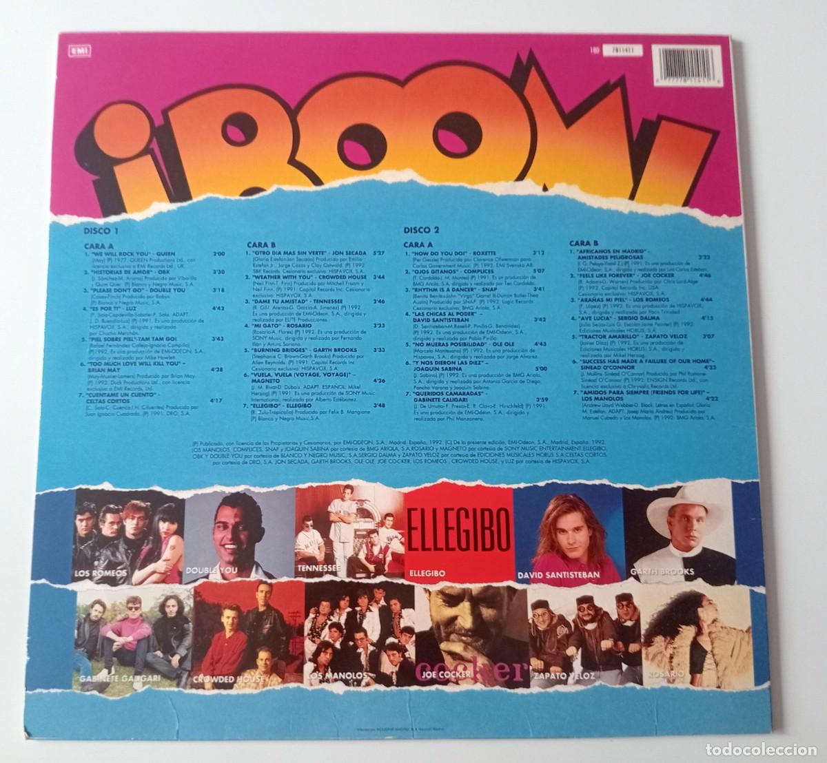 Discos de vinilo: LP VARIOS - &iexcl;BOOM! 8 (EL DISCO DE LOS &Eacute;XITOS) - Foto 3