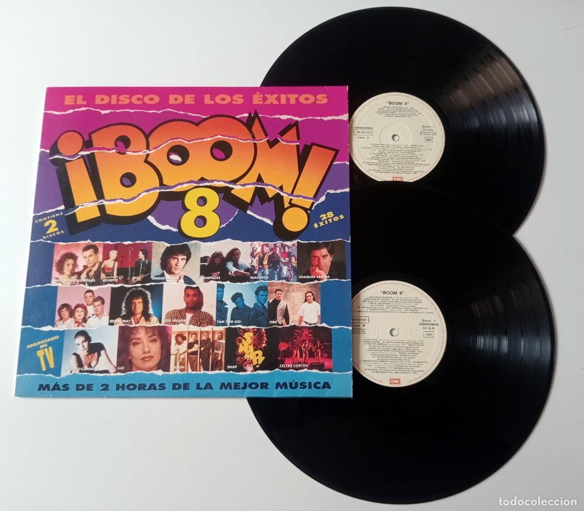 Discos de vinilo: LP VARIOS - &iexcl;BOOM! 8 (EL DISCO DE LOS &Eacute;XITOS) - Foto 1