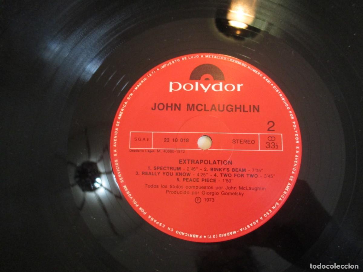 Discos de vinilo: JOHN McLAUGHLIN Extrapolation Z234 - Foto 4