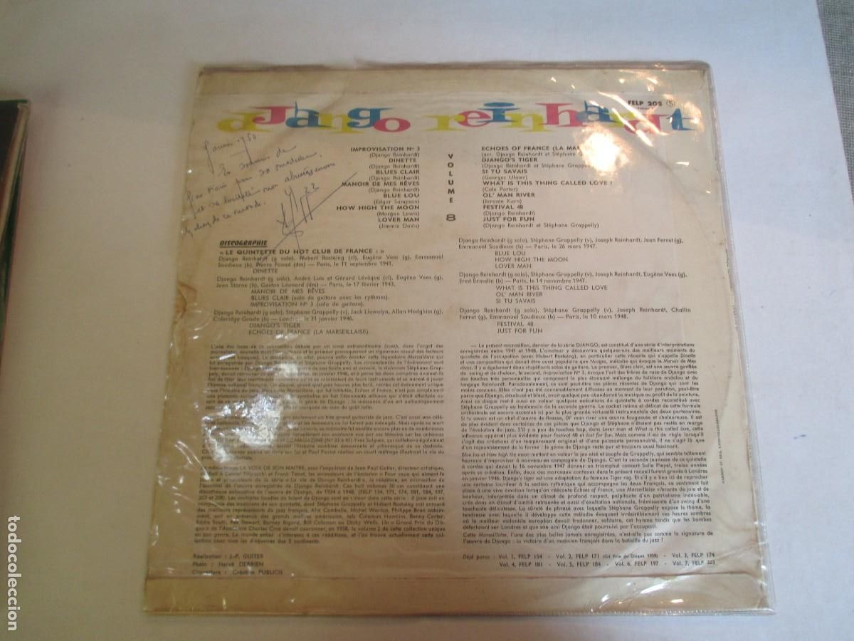 Discos de vinilo: DJANGO REINHARDT Django Z236 - Foto 2