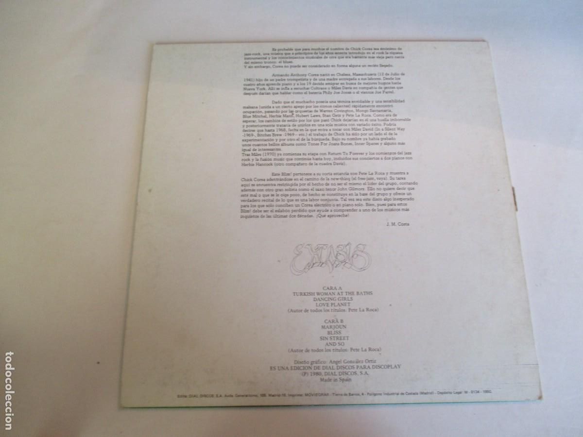 Discos de vinilo: CHICK COREA Extasis Z241 - Foto 2