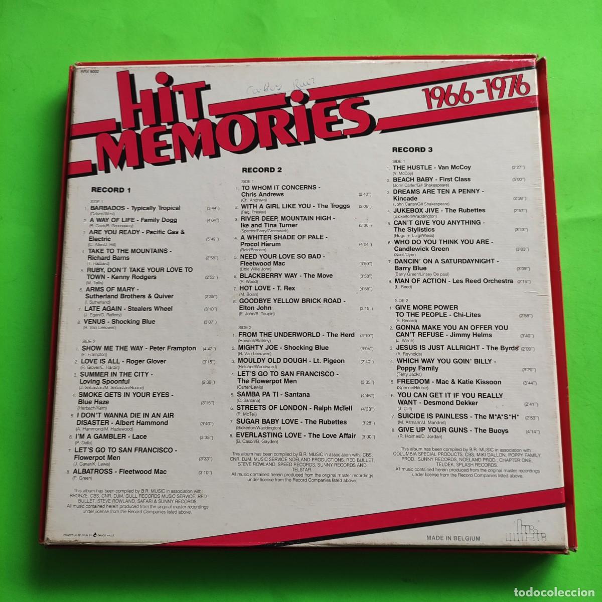 Discos de vinilo: HIT METORIES . 1966 / 76 ** 3 LP ** JUANI - Foto 2