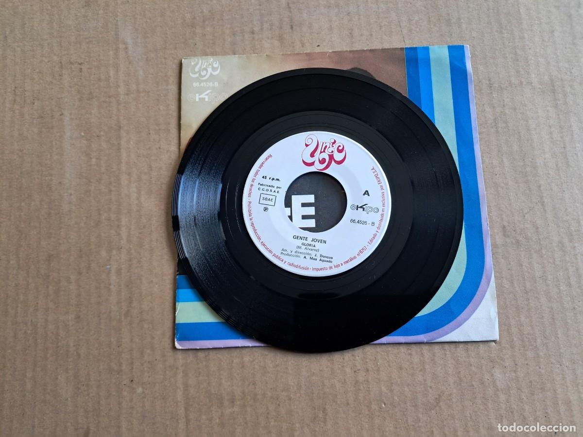 Discos de vinilo: GENTE JOVEN - GLORIA SINGLE 1971 - Foto 2