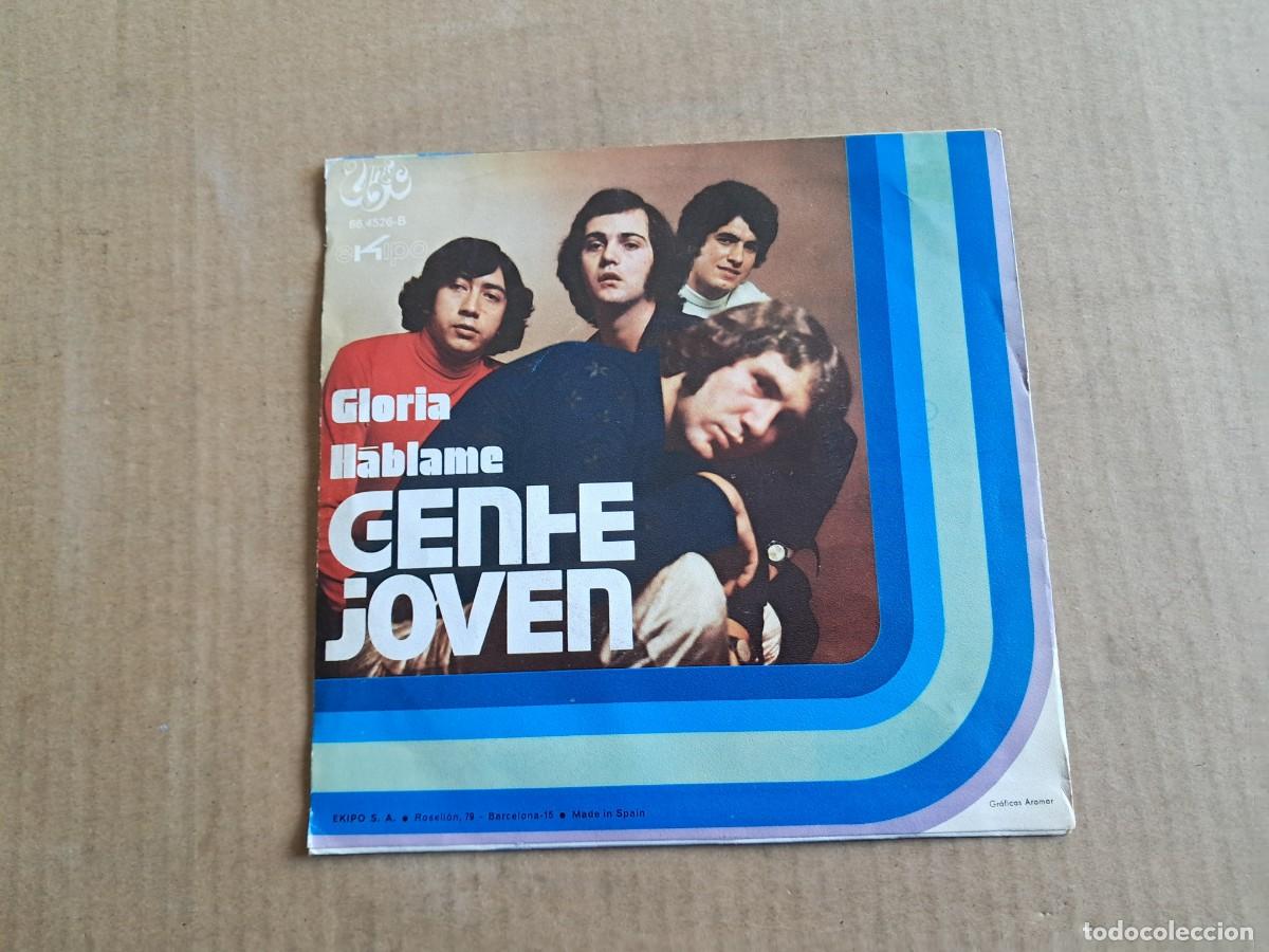 Discos de vinilo: GENTE JOVEN - GLORIA SINGLE 1971 - Foto 3