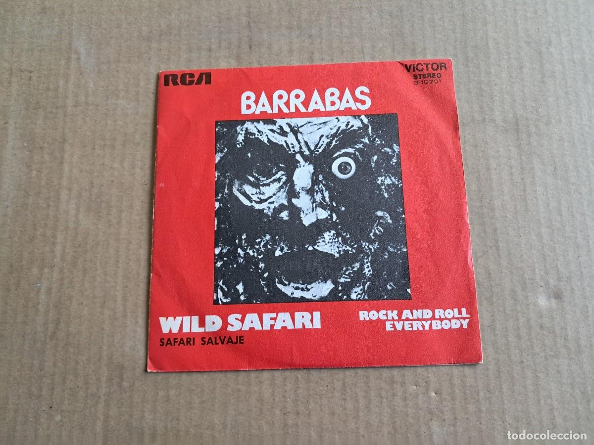 Discos de vinilo: BARRABAS - WILD SAFARI SINGLE 1972 - Foto 1