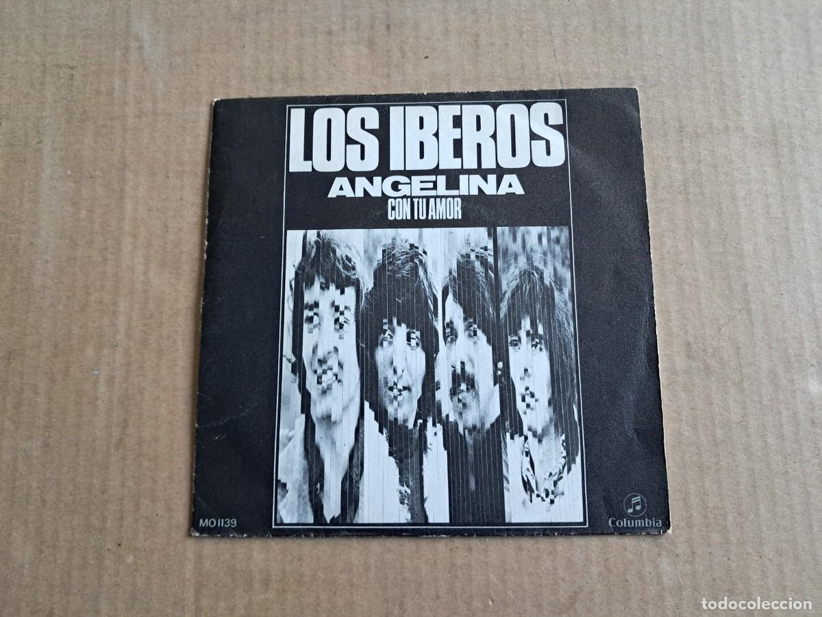 Discos de vinilo: LOS IBEROS - ANGELINA SINGLE 1971 - Foto 1