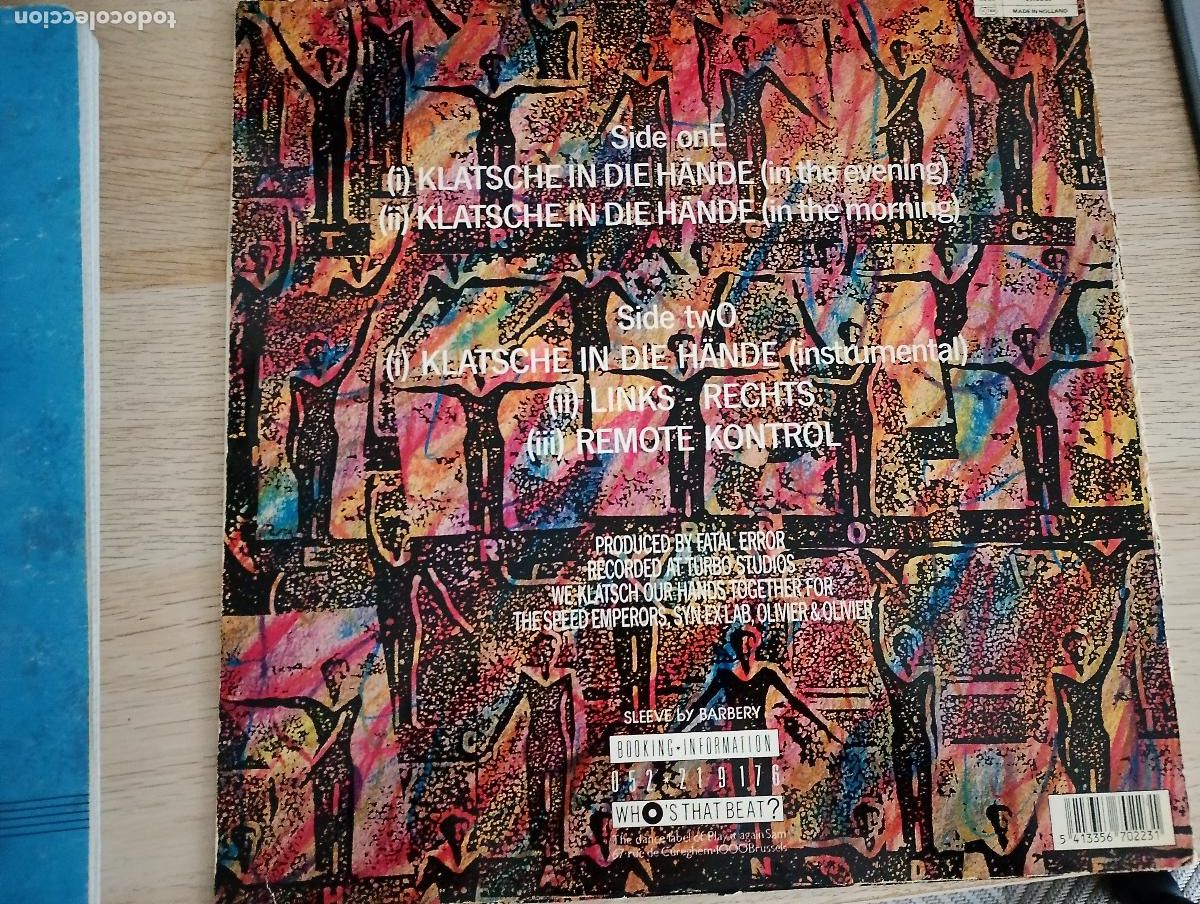 Discos de vinilo: Tragic Error &ndash; Klatsche In Die H&auml;nde 1989 - Foto 2