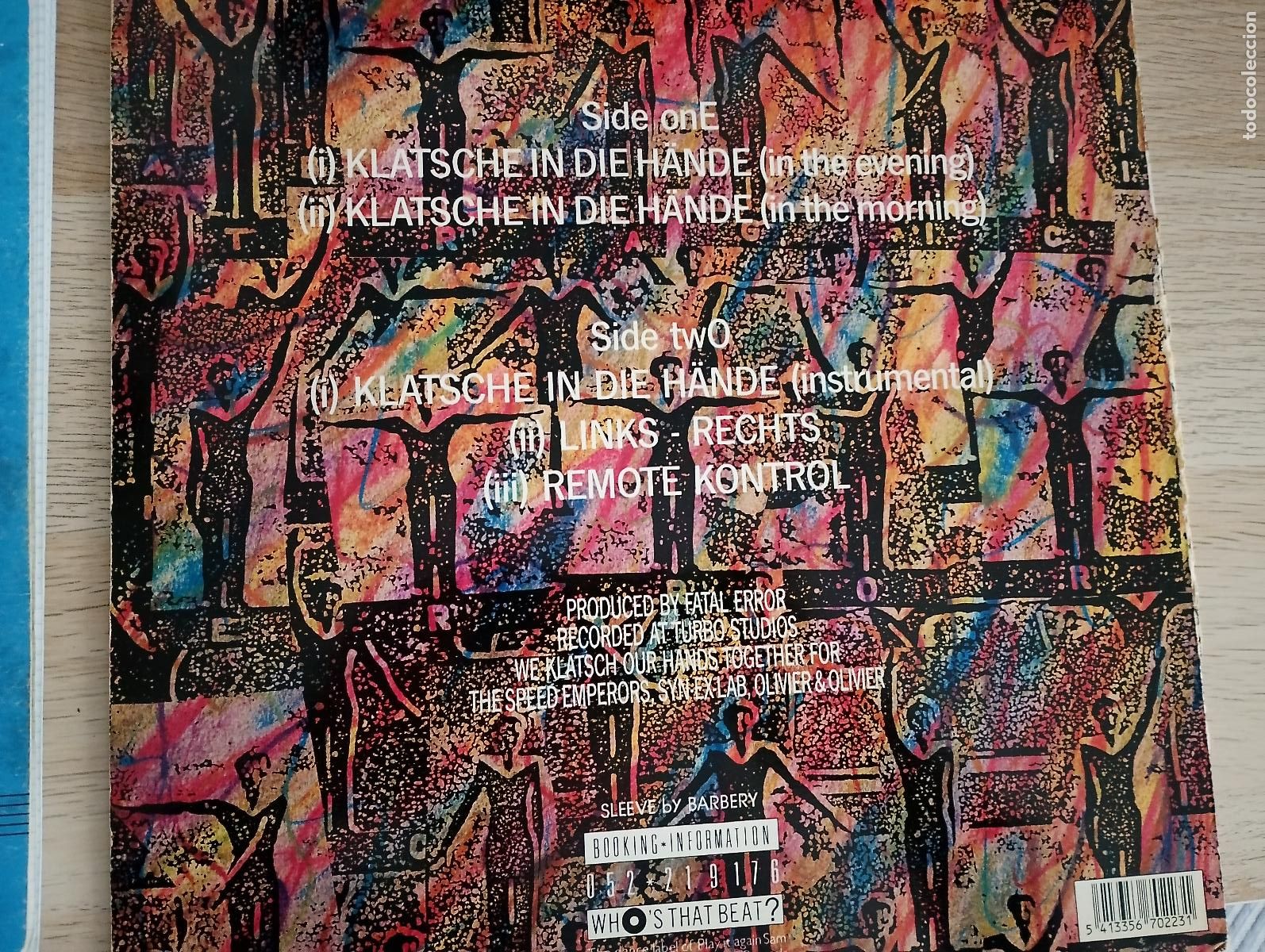 Discos de vinilo: Tragic Error &ndash; Klatsche In Die H&auml;nde 1989 - Foto 5