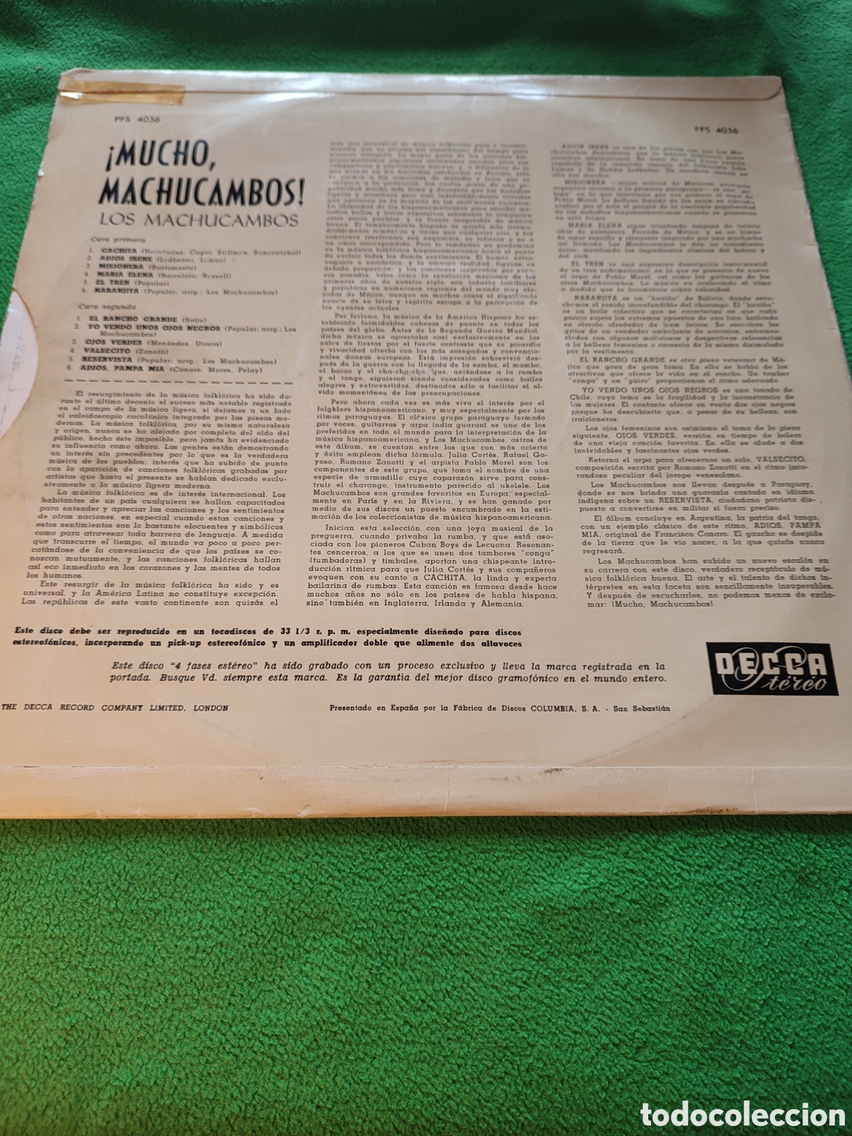 Discos de vinilo: Los Machucambos - Mucho Machucambos - Foto 2
