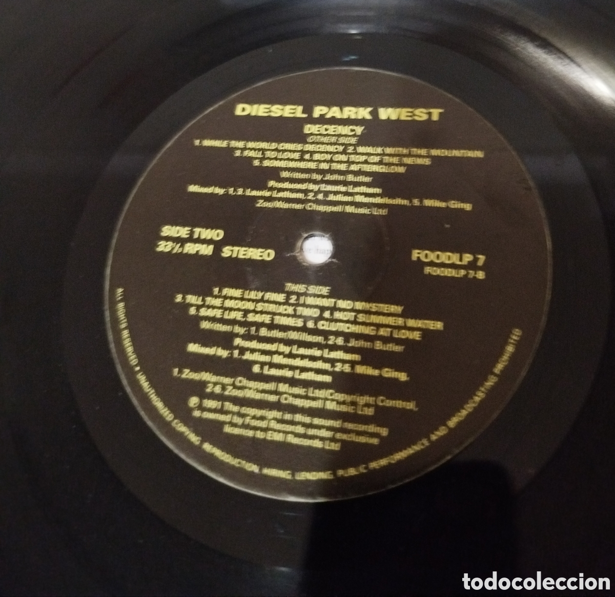 Discos de vinilo: Diesel Park West - Decency - Foto 3