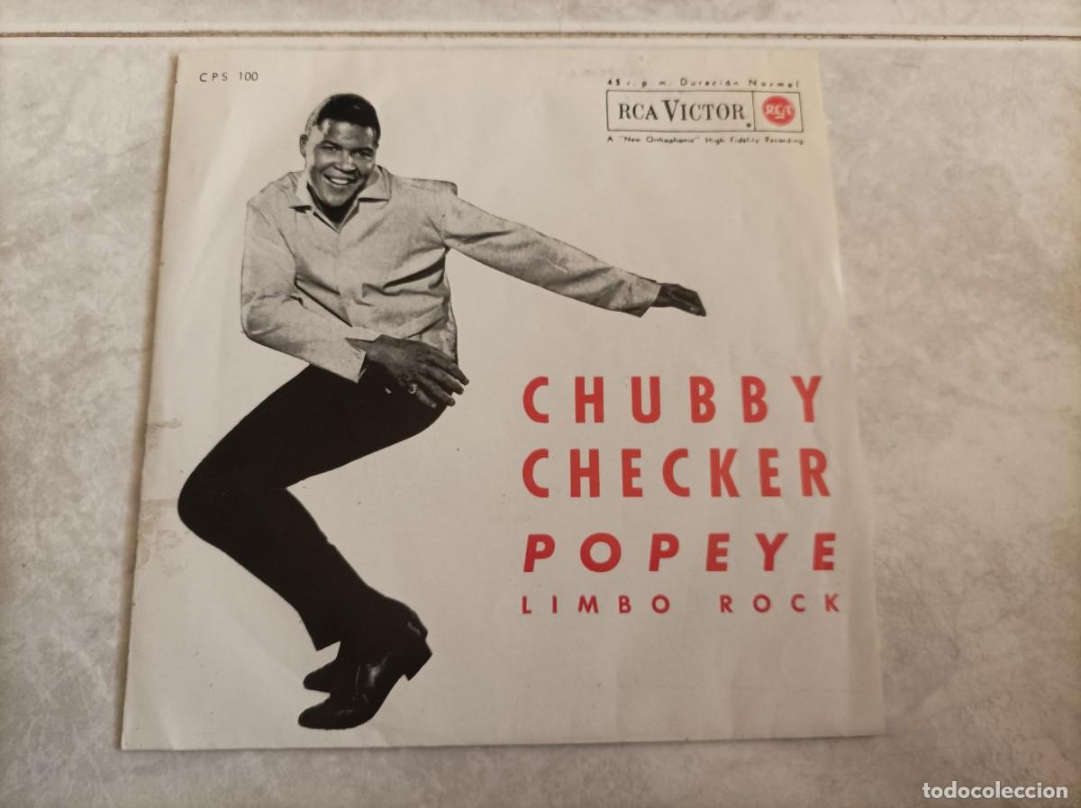 Discos de vinilo: Chubby Checker single popeye - Foto 1