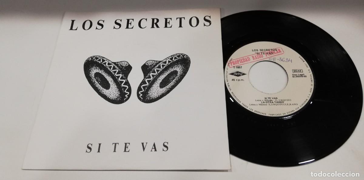 Discos de vinilo: SCO64-Los Secretos - Si Te Vas (7&rdquo;, Single) - Foto 1
