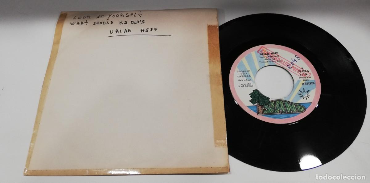 Discos de vinilo: SCO64-Uriah Heep - Look At Yourself (7&rdquo;, Single) - Foto 1