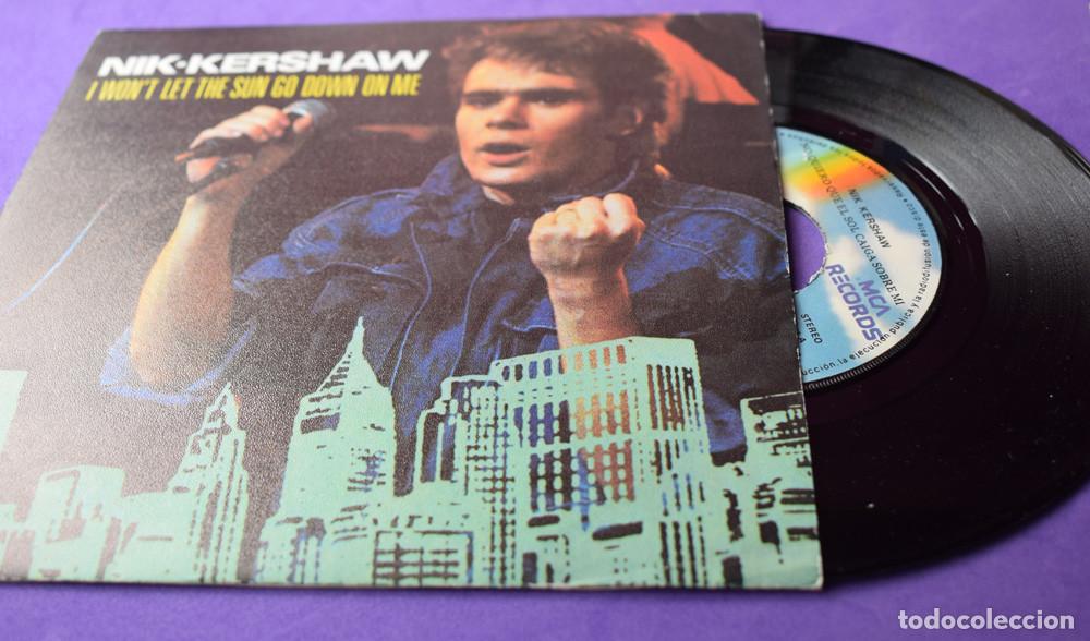 Vinyl-Schallplatten: NIK KERSHAW &ndash; I Won't Let The Sun Go Down On Me - SINGLE PROMO 1984
