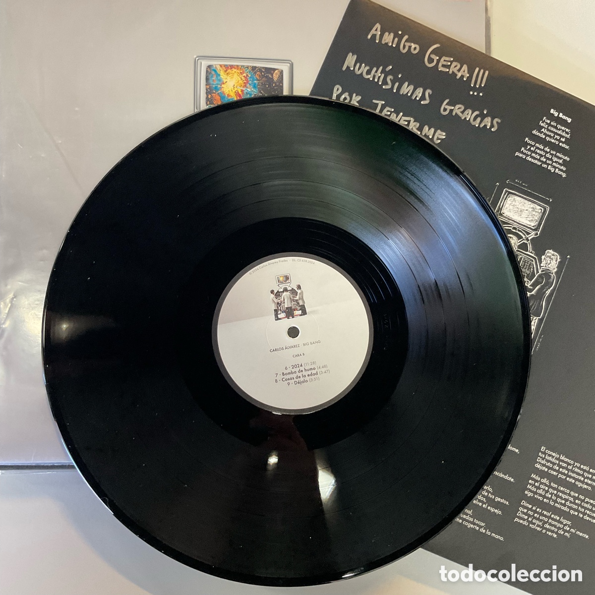 Discos de vinilo: CARLOS &Aacute;LVAREZ. Bing Bang. - Foto 4