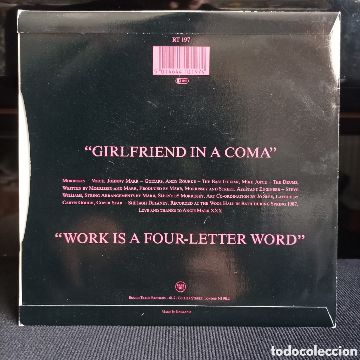 Discos de vinilo: The Smiths - Girlfriend In A Coma 1987 UK - Foto 2