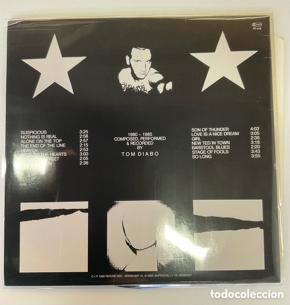 Discos de vinilo: TOM DIABO. Dark Star. - Foto 2