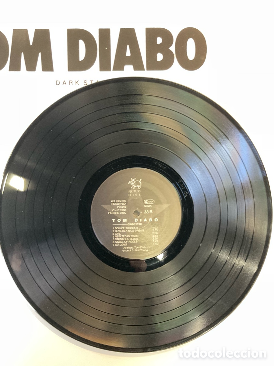 Discos de vinilo: TOM DIABO. Dark Star. - Foto 3