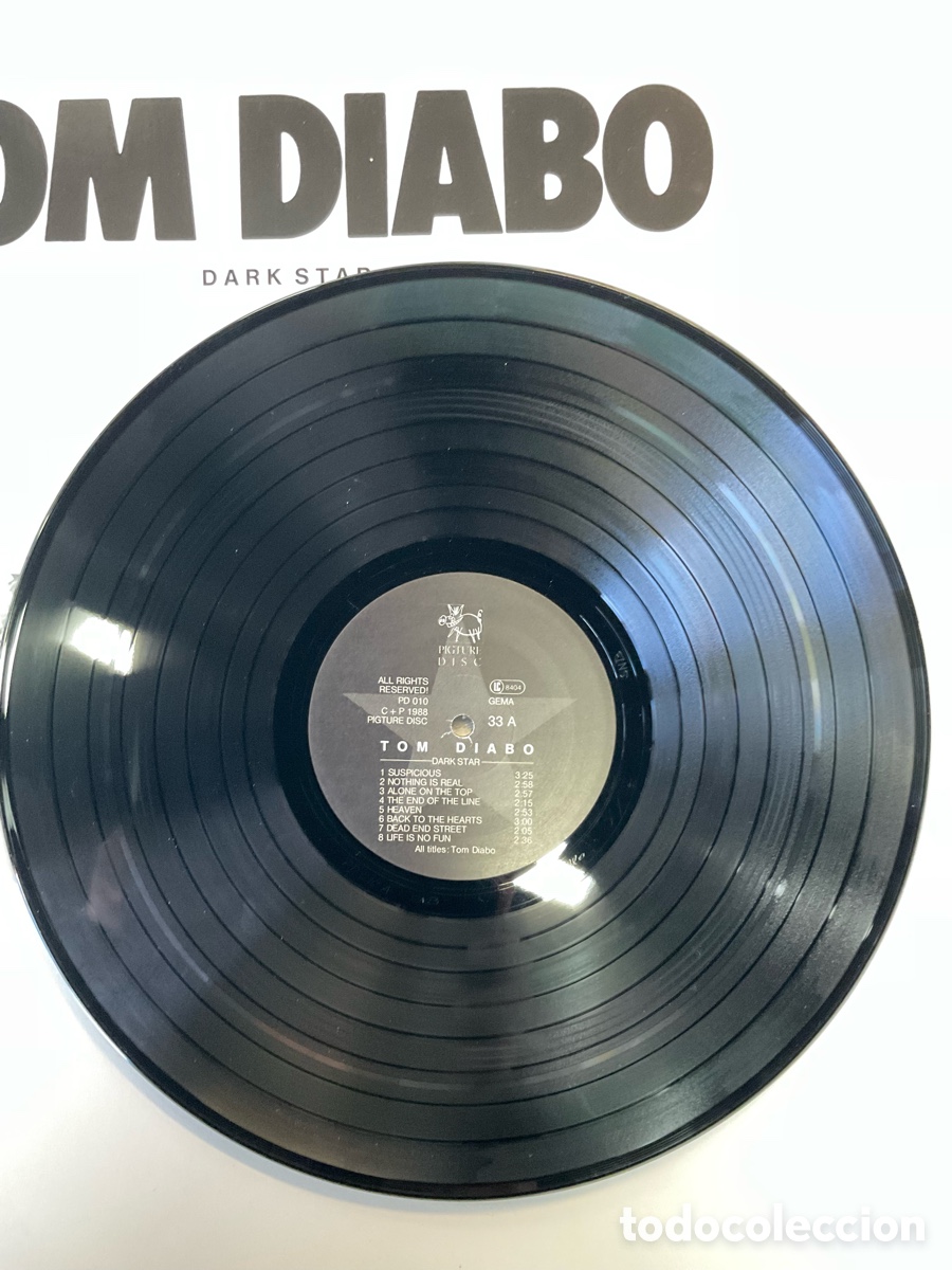 Discos de vinilo: TOM DIABO. Dark Star. - Foto 4