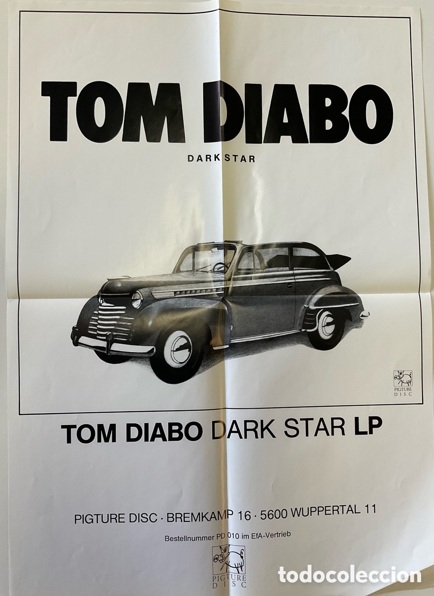 Discos de vinilo: TOM DIABO. Dark Star. - Foto 5