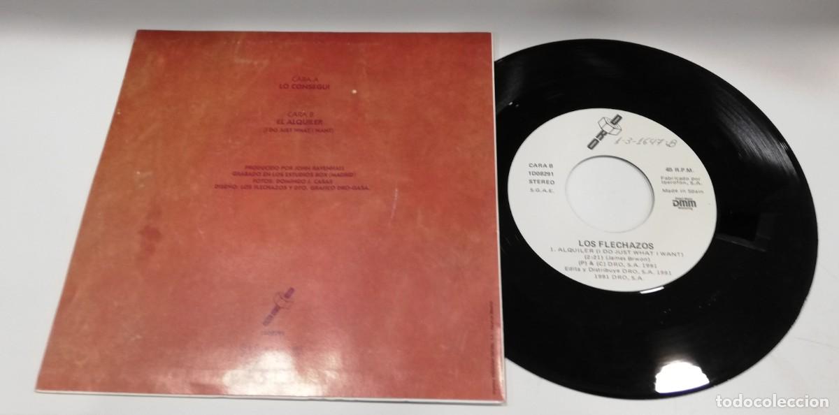 Discos de vinilo: SCO49-Los Flechazos - Lo Consegui (7&rdquo;, Single) - Foto 2