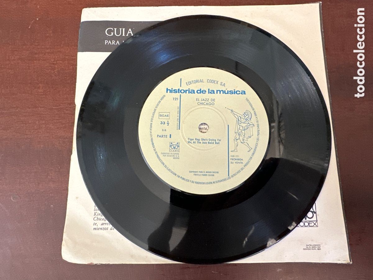 Discos de vinilo: HISTORIA DE LA MUSICA - CODEX VOL. V- EL JAZZ DE CHICAGO - Foto 4