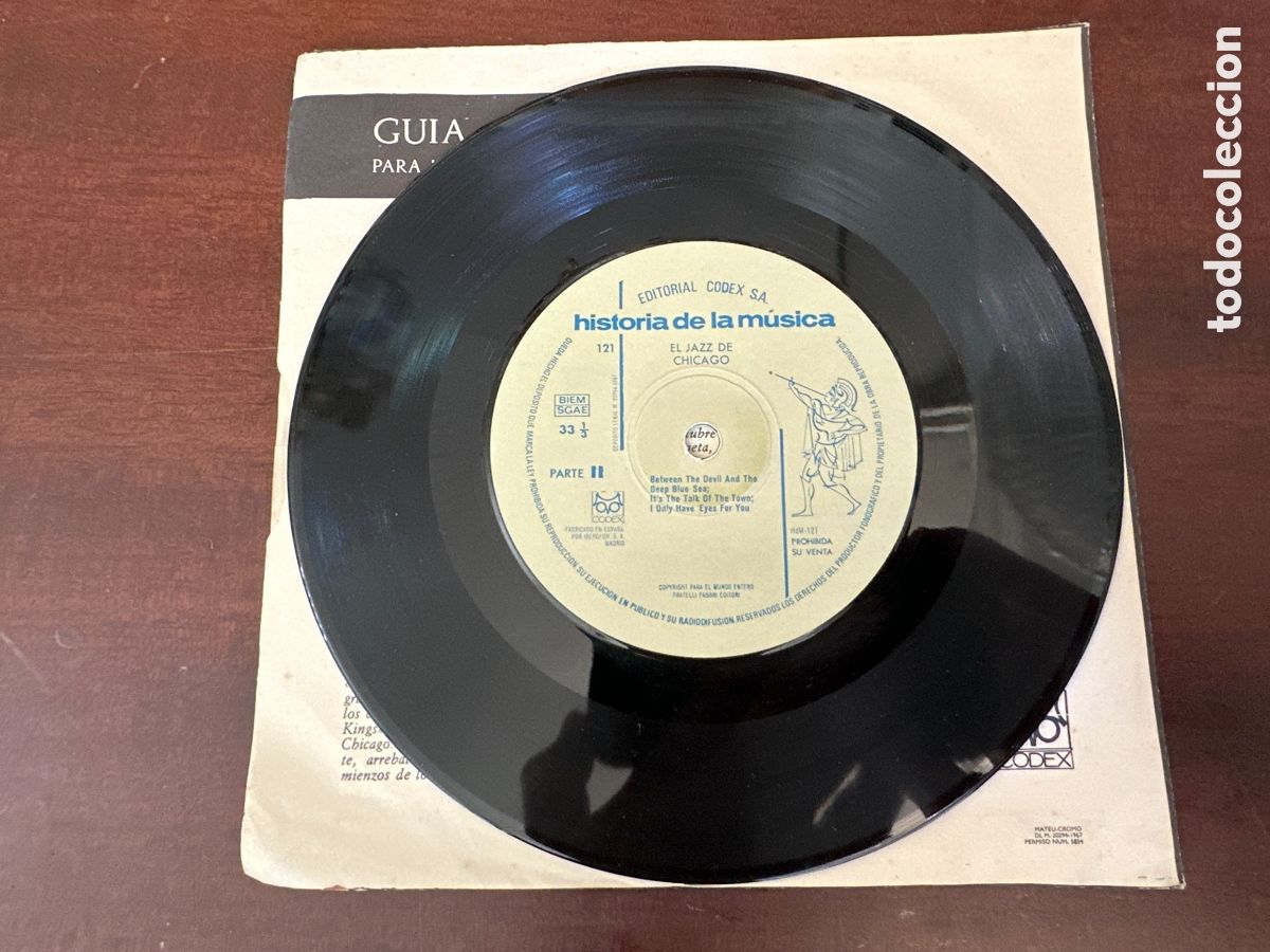 Discos de vinilo: HISTORIA DE LA MUSICA - CODEX VOL. V- EL JAZZ DE CHICAGO - Foto 6