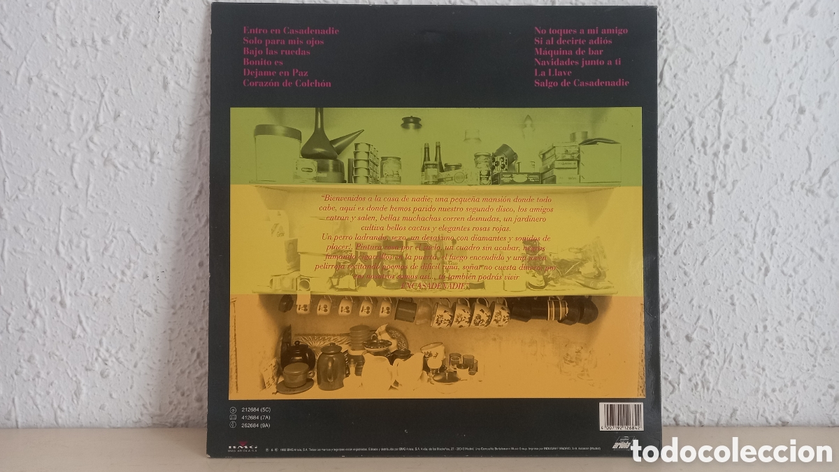 Discos de vinilo: LOS SENCILLOS. LP Encasadenadie - Foto 2