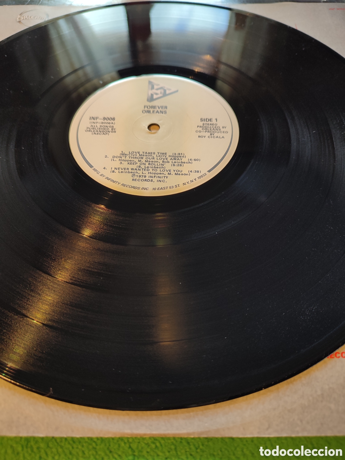 Discos de vinilo: Orleans - Forever Edici&oacute;n USA 1979 - Foto 3