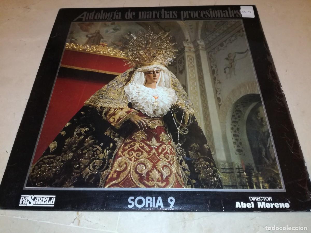 Disques de vinyle: ANTOLOGIA DE MARCHAS PROCESIONALES-SORIA 9-ABEL MORENO-DOBLE LP-ORIGINAL 1988