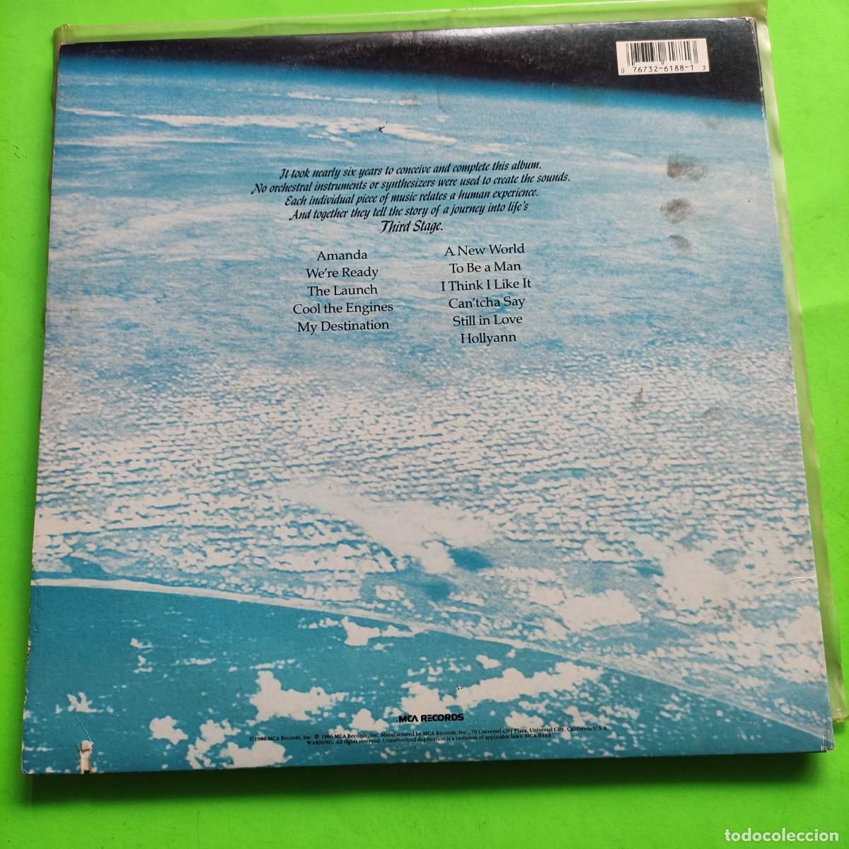 Discos de vinilo: BOSTON . THIRD STAGE ** LP MCA USA** JUANI - Foto 2
