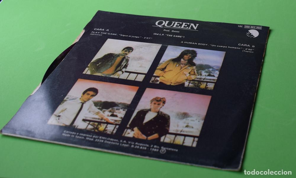 Discos de vinilo: QUEEN - PLAY THE GAME - SINGLE 7 - 1980 - Foto 2