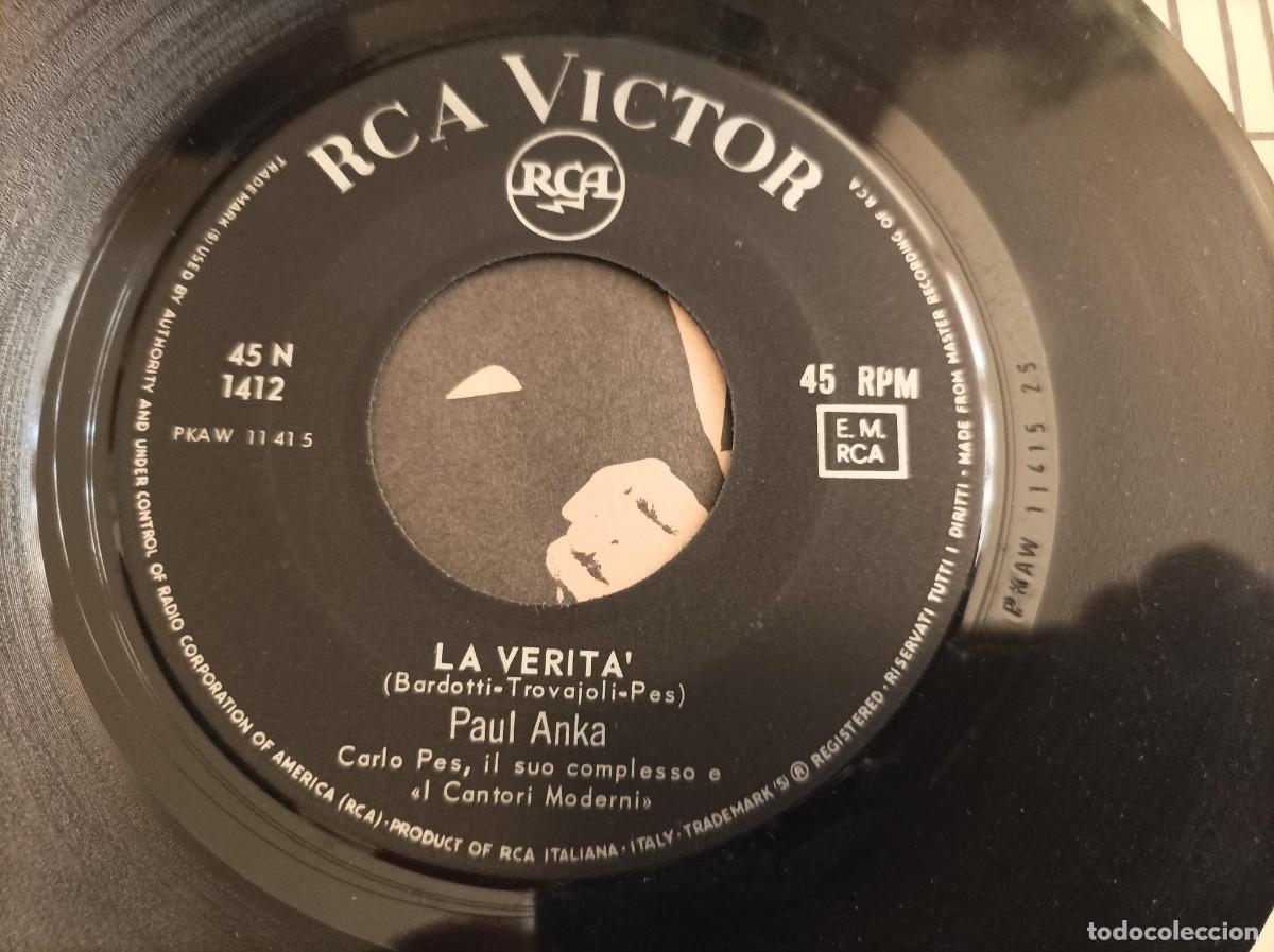 Discos de vinilo: Paul Anka la verita single - Foto 2