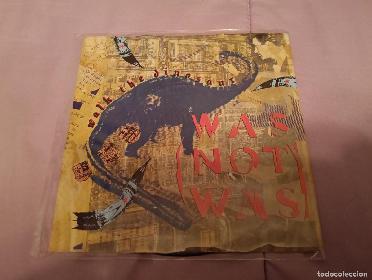 Discos de vinilo: Single Was Not Was - Walk The Dinosaur - Foto 1