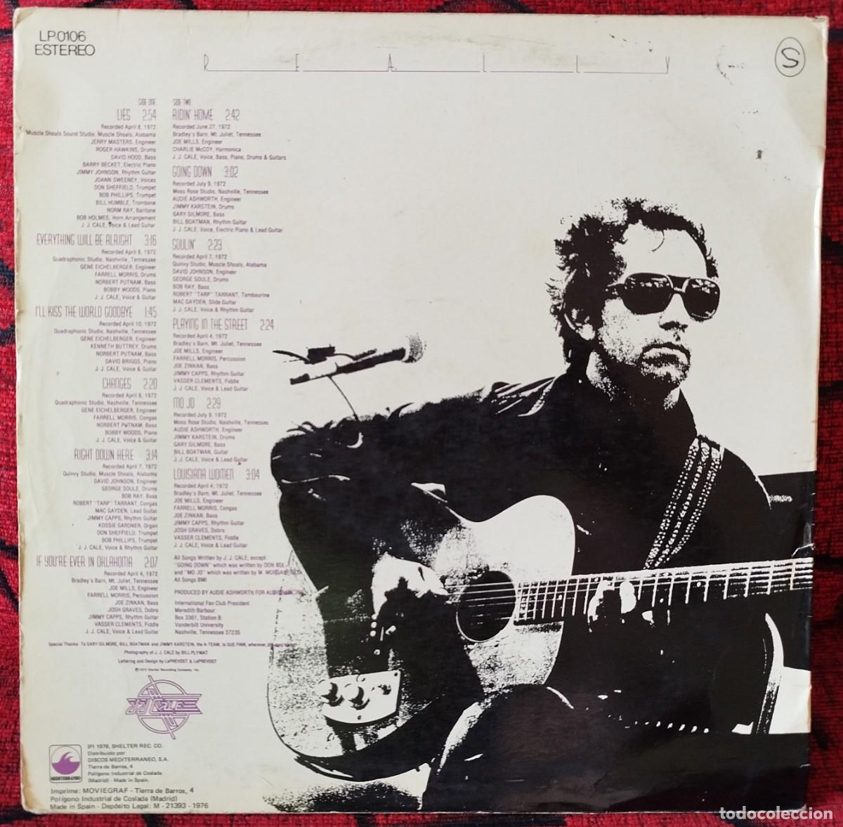 Discos de vinilo: J.J. CALE ** Really (Realmente) ** VINILO LP REEDICION 1976 - Foto 2