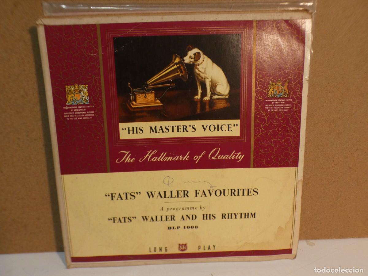 Discos de vinil: ARKANSAS1980 LOTT404 VINILO 10&rdquo; DESTROZADISIMO A TU REISGO FATS WALLER AND HIS RHYTHM