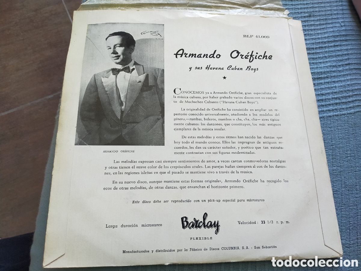 Discos de vinilo: Armando orefiche LP 10 Espa&ntilde;a - Foto 2