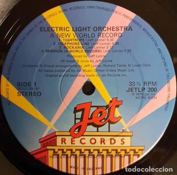 Discos de vinilo: vinilo Electric Light Orchestra &lrm;&ndash; A New World Record UK - Foto 4